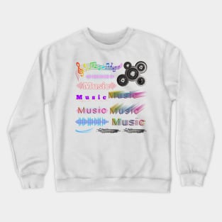 Music is life Crewneck Sweatshirt